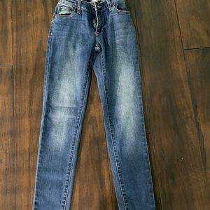 levi super skinny blue jeans